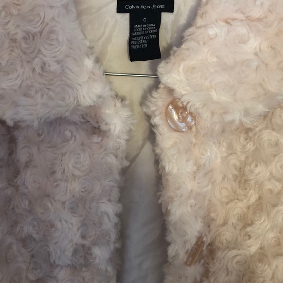 Girls Calvin Klein size 6 pink coat - Picture 8 of 8